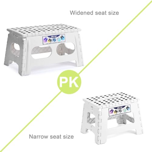 Folding Step Stool 9 inch (Widen White / 9 Inch)