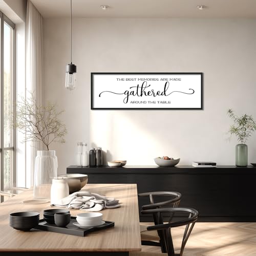 The Best Memories Are Made Gathered Around The Table Wall Decor (The Best Memories Are Made Gathered Around The Table / 16"x48")
