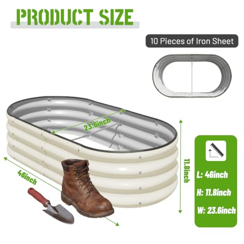 Raised Garden Bed Outdoor 4x2x1ft (2 Count)