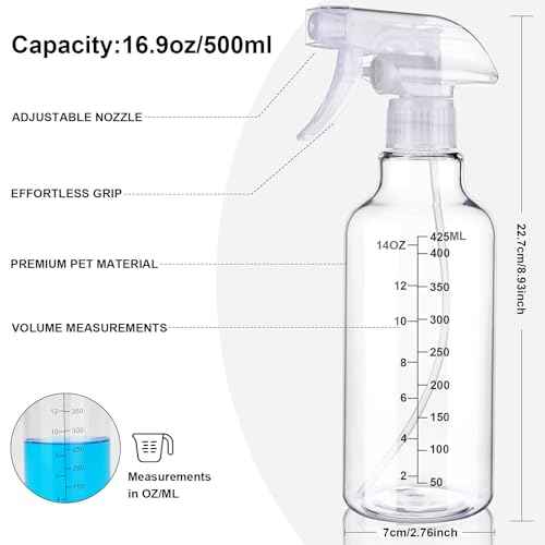 Plastic Spray Bottle (Clear-scale)