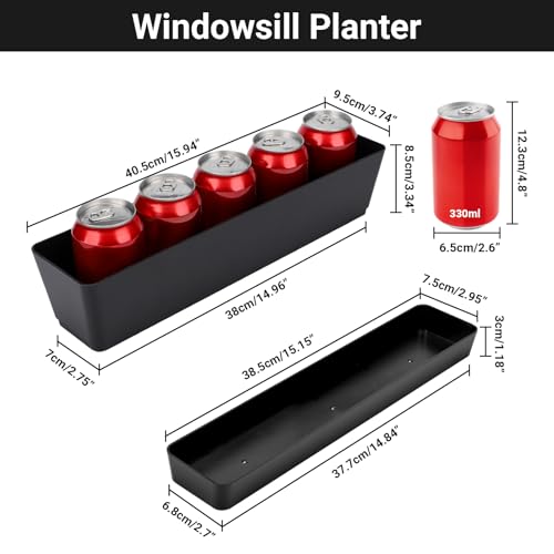 Rectangle Window Boxes (6 Count)