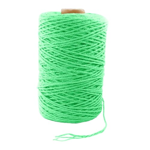3mm x 1000 Feet Light Green Jute Rope (Light Green / 3mm x 1000 Ft)