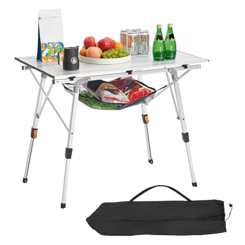 Folding Camping Table (Silver)