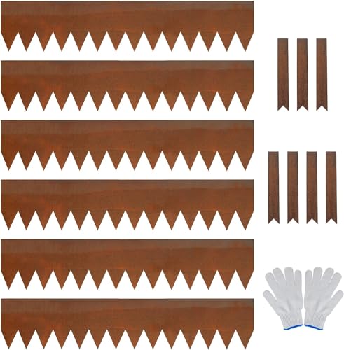 14 Gauge Corten Steel Landscape Edging (6 Count)