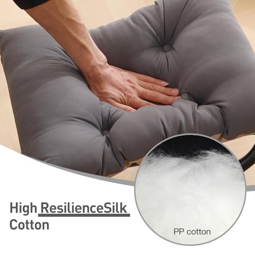 Folding Upholstered Footrest with Straight & Square Shape