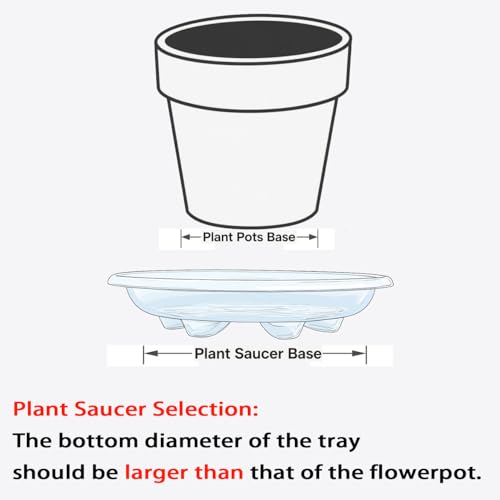 6 Pack of Plant Saucer 6 inch