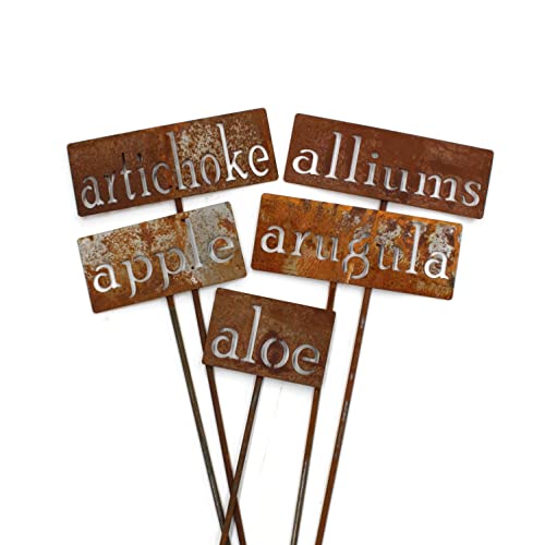 Classic Metal Garden Markers 19 Inches Tall