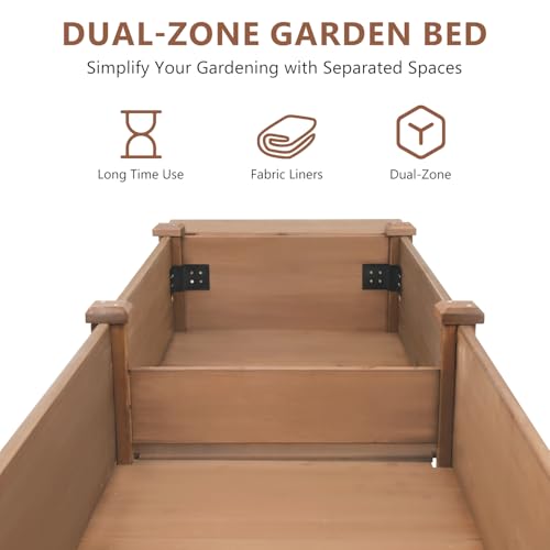 Raised Garden Bed with Legs Outdoor