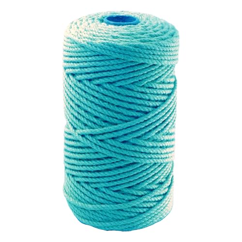 4mm x 200 Feet Blue Jute Rope (Blue / 4mm x 200 Ft)