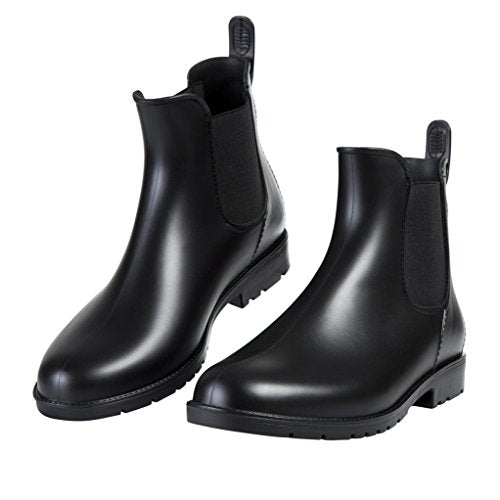 Women's Ankle Rain Boots Waterproof Chelsea Boots