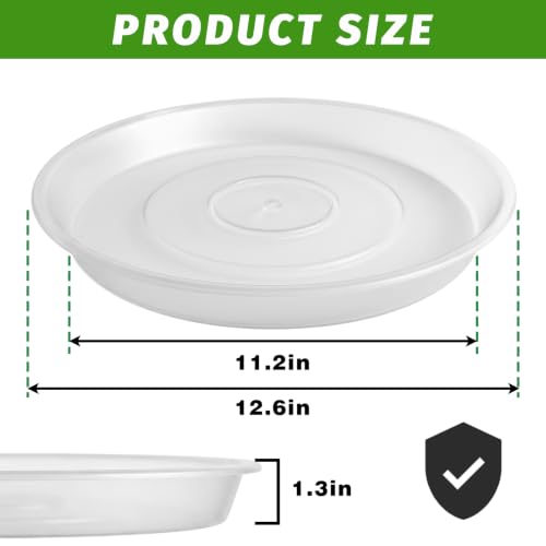 3PCS Round Stepping Stone Mold (12.6"/3PCS / Transparent)