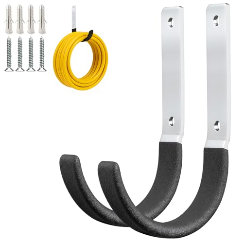 Heavy Duty Steel Garage Hooks (Dark Brown-2PC)