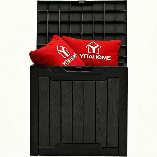 31 Gallon Outdoor Storage Box (Deck Box / 31 Gallon / Black)