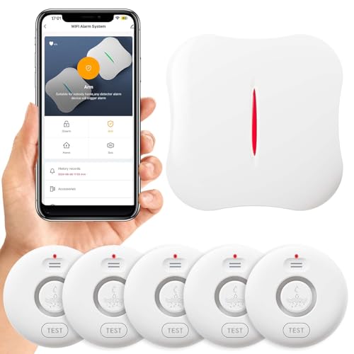 Smart Water Leak Detector for Home 5 Pack (5 Count)