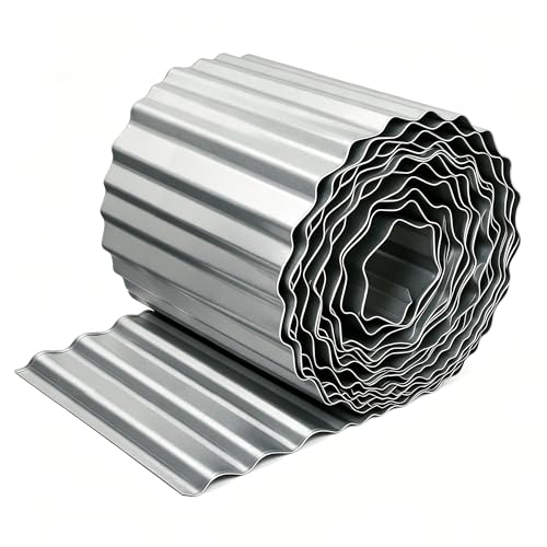 Garden Wide Corrugated Galvanized Steel Landscape Lawn Edging
