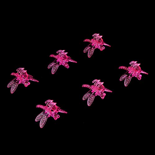 100Pcs Plant Orchid Support (Rose Red)
