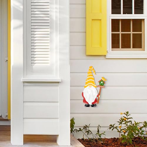 Garden Gnome Decorative Stake (Gnomes（yellow）)