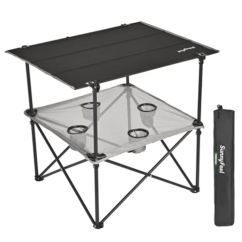 Folding Camping Table (23.43 inches x 30.16 inches x 27.95 inches)