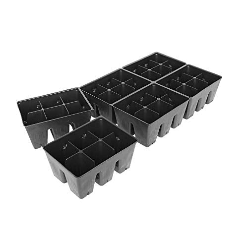 Black Plastic Garden Tray Inserts (50 Count)