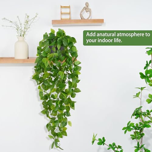 Fake Hanging Plants (Epipremnum Aureum / 2Pcs Plants with Pot)
