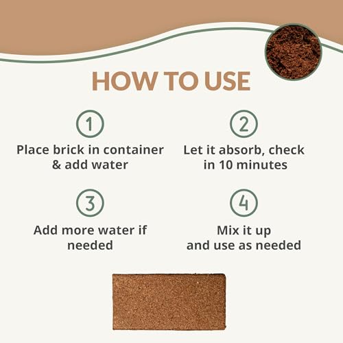 Coco Coir 650gm Bricks (Coco Bliss 650gm (6 Bricks))