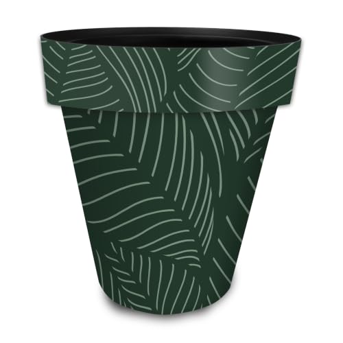 Everyday Planter 14" x 15" x 15" Tropical Leaves Large Planter (Trop Leaves / Large)
