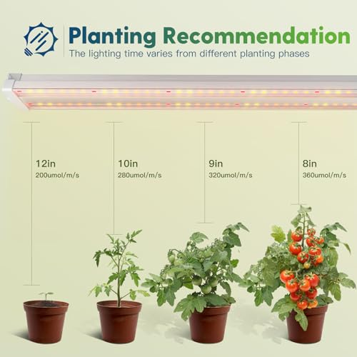 1Pack 4FT Grow Light for Indoor Plants