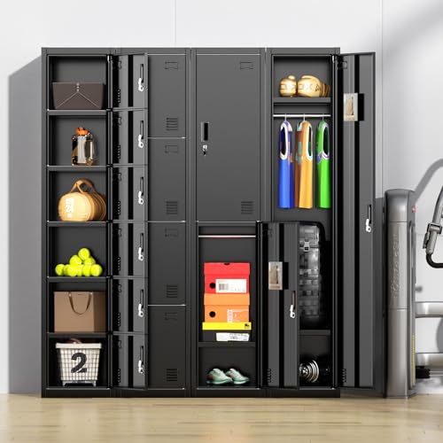Metal Loker with 1 Doors (Black / 1 doors)