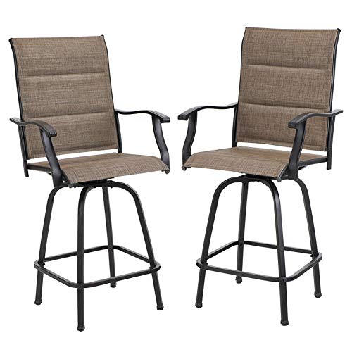 Outdoor Swivel Bar Stools Set of 2 (2 Count)