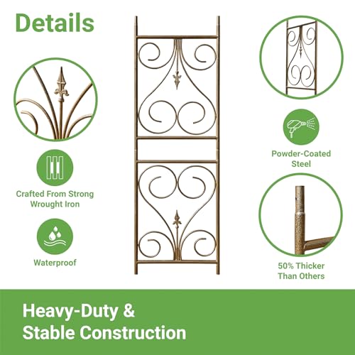 Metal Garden Arbor (Silver-Flat Top)