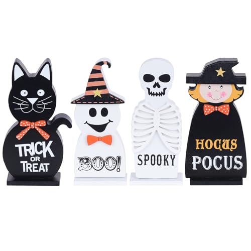 Halloween Decorations Indoor (Halloween - Ghost, Cat, Skull, Witch)