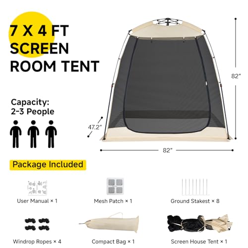 Screen House Gazebo (7 x 4 x 6.5 FT)