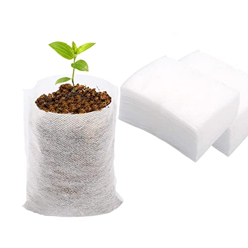 400PCS Small Plant Nursery Bags 3.1x3.9 Inch (400 Count)