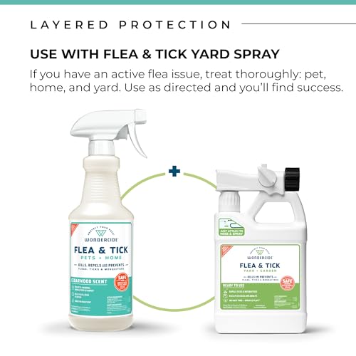 Flea Tick & Mosquito Spray for Pets & Home (16 Ounce)