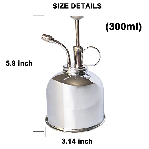Brass Silver Spray Lianshi can Plant Spay Bottle Inner Flower Spray Mister 300ml