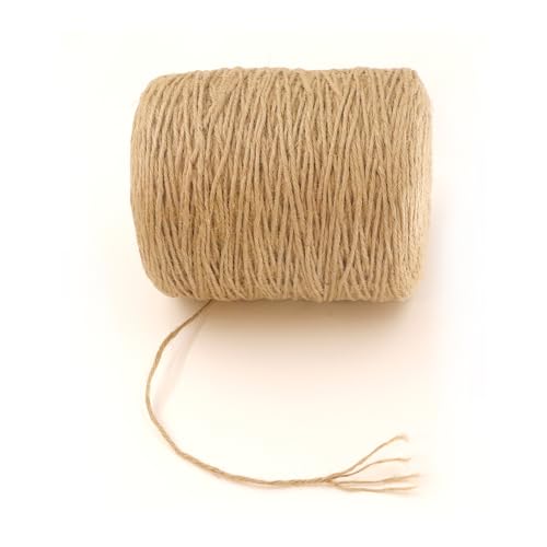 3mm x 1000 Feet Natural Jute Rope (1000 Foot)