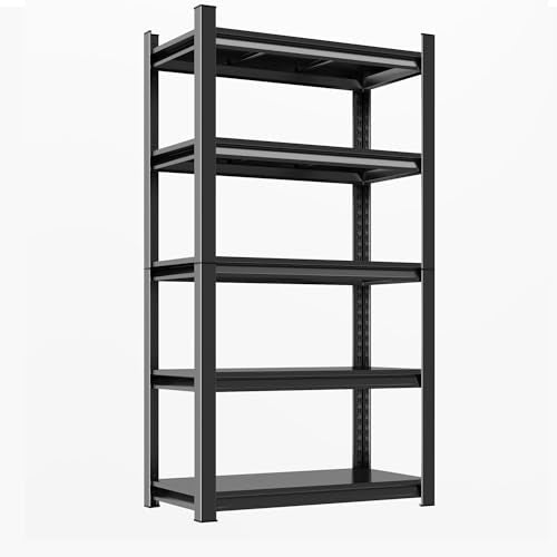 63"H Garage Shelving Heavy Duty Rack (5-Tier 63"H×31.5"W×13.78"D)