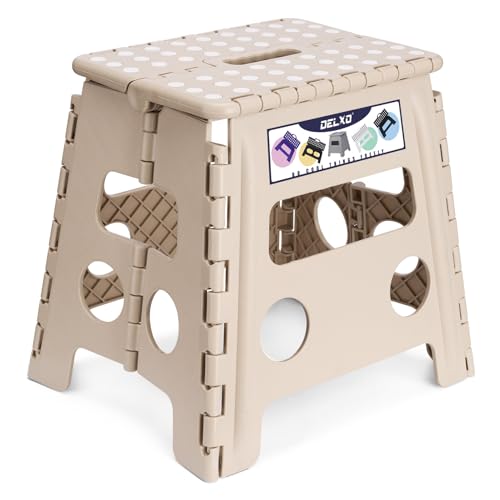 Folding Step Stool 13 Inch (Khaki / 13 Inch)