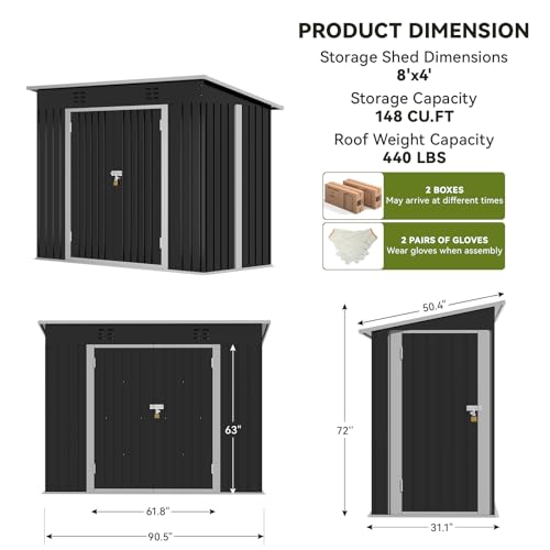Shed Outdoor Storage Shed Metal