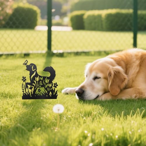 Wildflowers Puppies Garden Plant Marker (Wildflowers Puppies and Butterflies)
