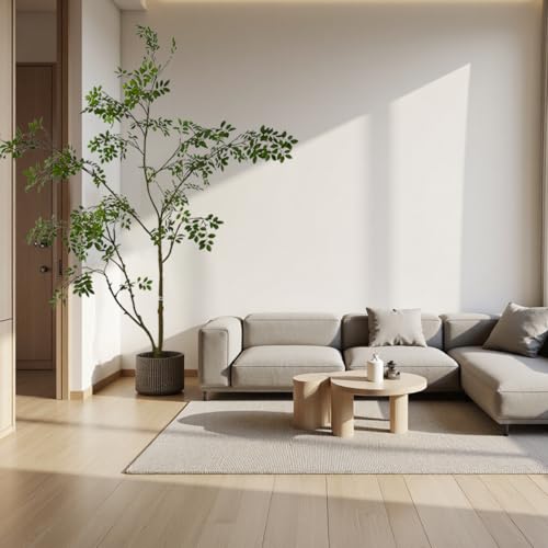 Artificial Elm Tree Faux Elm Tree 7ft Tall Fake Plant in Pot Fake Silk Tree Faux Plants Indoor (7ft)