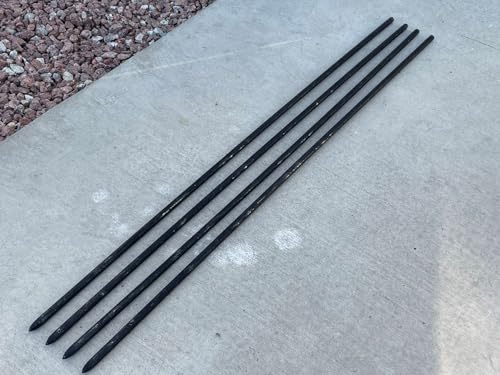 60 Inch Round Steel Concrete Form Stakes with Nail Holes (20 Count)