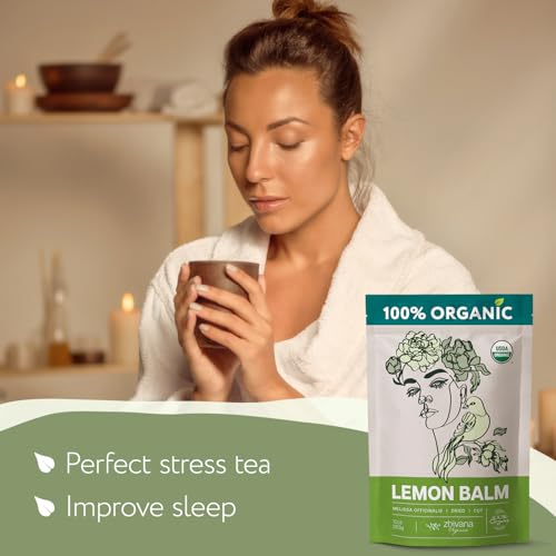 Lemon Balm Tea Organic Loose Leaf 10oz (10 oz)