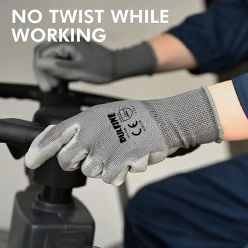 Safety Work Gloves for Men & Women 12 Pairs (12 Count)