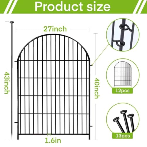 40in Tall Garden Fence (89.91 Sq Ft)