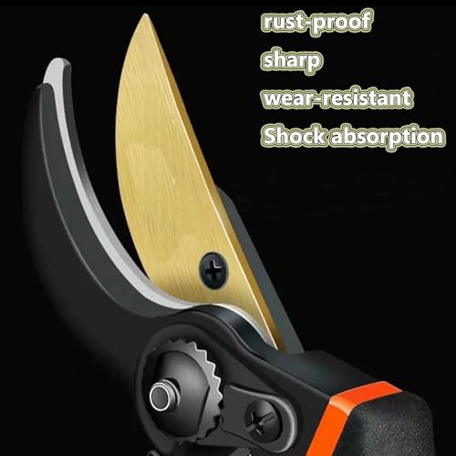 Germany Pruning Shears For Gardening (Red/Black)