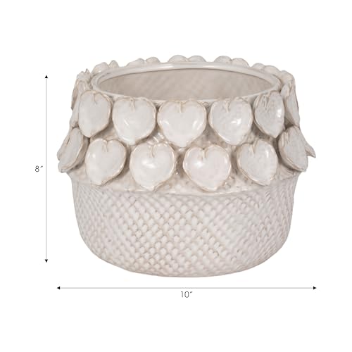 Flower Pots for Home Decor (Ivory / 8")