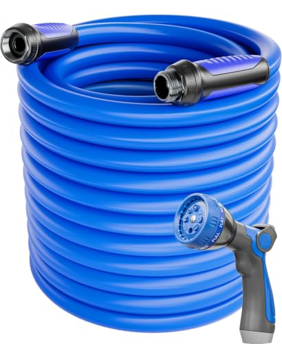 Garden Water Hose 100 ft x 5 (Blue / 100FT)