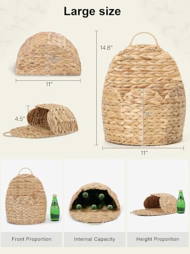 2 PC Door Basket Scalloped Hanging Storage Basket (Braided L*2)