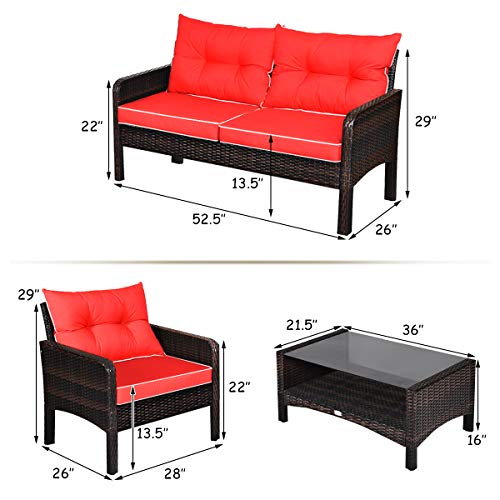 4 Piece Patio Furniture Set (4 Count)